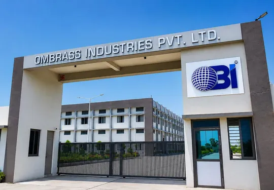 Om Brass Industries brass angle valve manufacturing in Jamnagar India