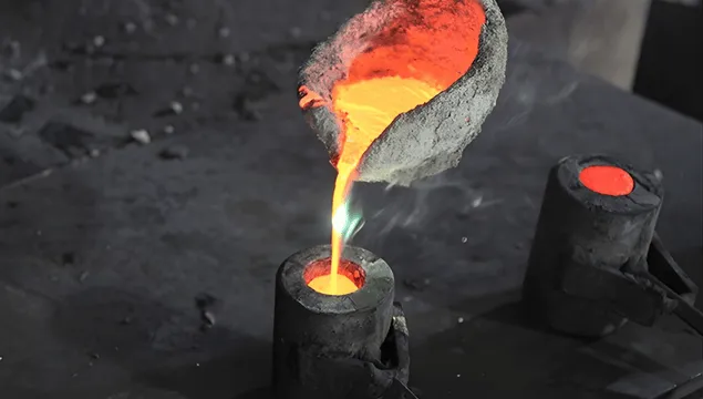 Om Brass Industries Casting Unit facility in Jamnagar - precision brass manufacturing process image 2