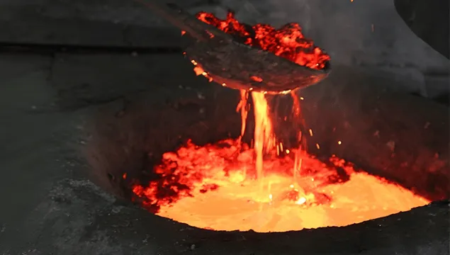 Om Brass Industries Casting Unit facility in Jamnagar - precision brass manufacturing process image 3