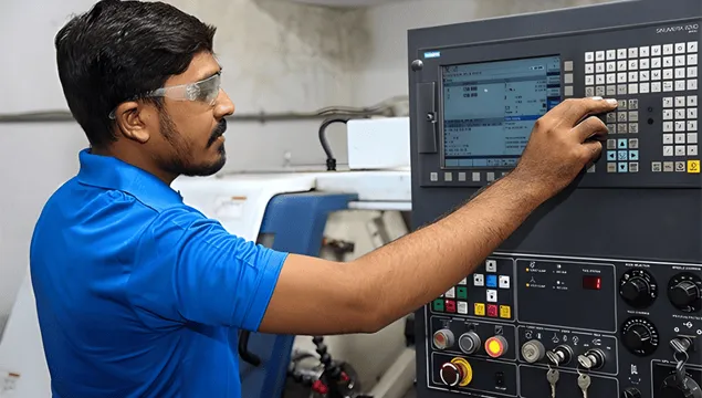 Om Brass Industries CNC & VMC Unit facility in Jamnagar - precision brass manufacturing process image 1