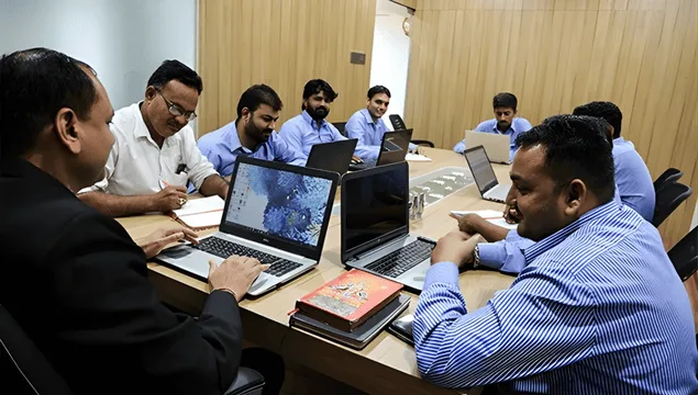 Om Brass Industries Conference Room facility in Jamnagar - precision brass manufacturing process image 2