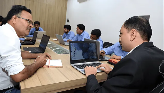 Om Brass Industries Conference Room facility in Jamnagar - precision brass manufacturing process image 3