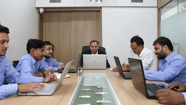 Om Brass Industries Conference Room facility in Jamnagar - precision brass manufacturing process image 1