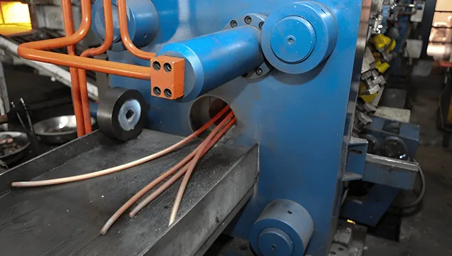 Om Brass Industries Extrusion Plant facility in Jamnagar - precision brass manufacturing process image 1