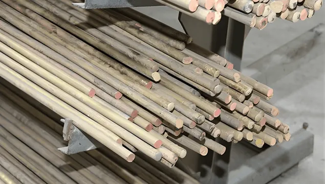 Om Brass Industries Raw Material Store facility in Jamnagar - precision brass manufacturing process image 1