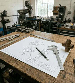 Brass component manufacturing and inspection process