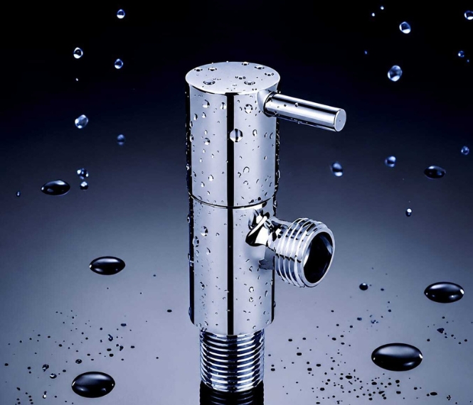 Brass Angle Valve Chrome Finish for Bathroom Fittings Manufacturer India